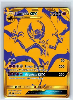 Lunala GX -a SM103A Holo Promo Sun & Moon Promo Pokemon Near Mint - Image 1