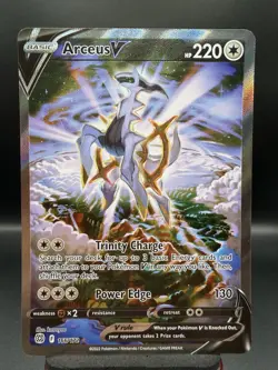 Pokemon Arceus V 166/172 Sword & Shield Brilliant Stars Alternate Full Art NM - Image 1