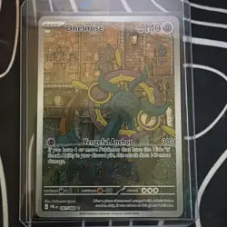 Pokemon Dhelmise 091/084 Pitch Black Illustration Rare Holo NM + Sleeve & Top - Image 3