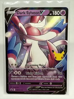 Dark Sylveon v SWSH134 SWSH: Sword & Shield Promo Cards Holo 228 - Image 1