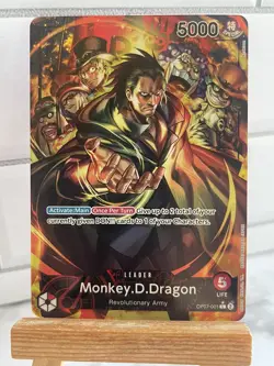 English Monkey D Dragon Alternate OP07-001 ONE PIECE 500 Years in the Future - Image 1