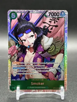 Smoker OP10-030 Super Rare Foil -SR NM - One Piece - Image 1