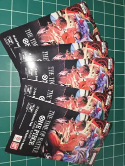 Lot Of 5 Op16 Time Of Battle One Piece Booster Packs - Image 1