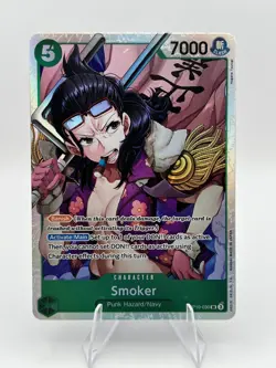 Smoker OP10-030 - One Piece TCG - SR Near-Mint English Super Rare Foil - Image 1