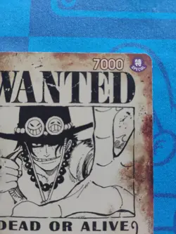 Portgas D. Ace OP13-119 Wanted Poster Carrying His Will One Piece PACK FRESH Nm! - Image 3