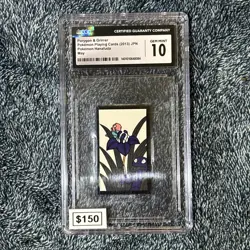 2013 Pokemon Japanese Playing Cards Hanafuda May Porygon & Grimer CGC 10 - Image 1