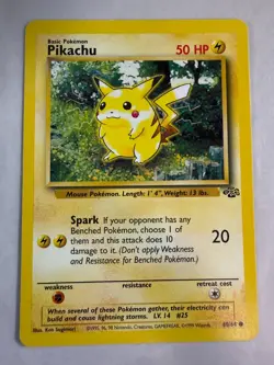 [1999] Pokemon Card TCG | Pikachu #60/64 Jungle |. - Image 1