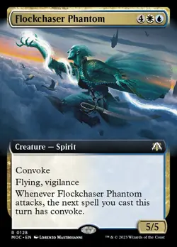 MTG Flockchaser Phantom (128/533) March of the Machine Commander NM - Image 1