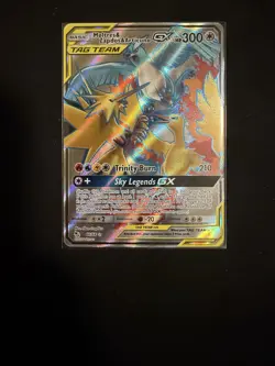 Moltres Zapados Articuno GX 66/68 SM Hidden Fates Pokemon Card * Possible Psa10 - Image 1