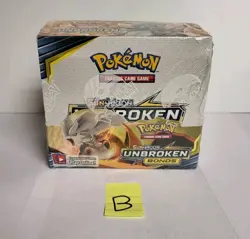 Sun & Moon Unbroken Bonds Sealed Booster Box Pokemon TCG Trading Card Game B - Image 1