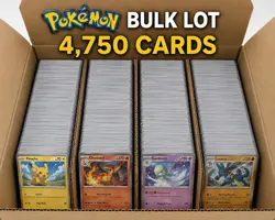 Pokemon Tcg Bulk Card Lot 4,750 Mixed Non Holo Collection Commons Uncommons Rare - Image 1