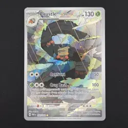 Pokemon TCG Card Crustle 183/182 Paradox Rift Illustration Rare - NM - Image 1