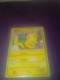 2010 Pokemon Pikachu PW French World Collection Promo Card MP - Image 1