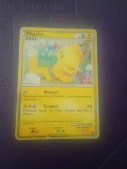 2010 Pokemon Pikachu PW French World Collection Promo Card MP - Image 3
