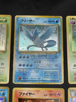 Japanese Vintage Pokemon Card Holo Rare Lot - Articuno, Moltres, Poliwrath - Image 3
