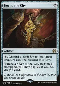 MTG Magic the Gathering Key to the City (220/291) Kaladesh NM - Image 1