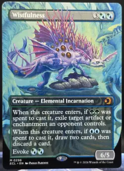 Wistfulness #296 Lorwyn Eclipsed Borderless Regular Mythic - Image 1