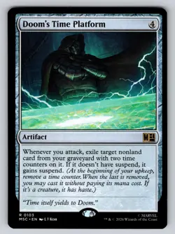 Doom's Time Platform 103 Commander: Marvel Super Heroes Magic: The Gathering NM - Image 1