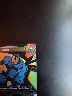 King T'Challa / Black Panther, Hope Enduring (#0399) Borderless Foil MTG Card - Image 2
