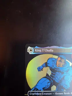 King T'Challa / Black Panther, Hope Enduring (#0399) Borderless Foil MTG Card - Image 3