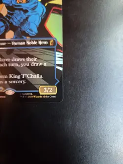 King T'Challa / Black Panther, Hope Enduring (#0399) Borderless Foil MTG Card - Image 5