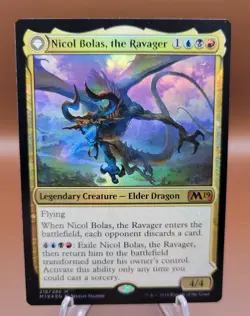 FOIL Nicol Bolas, the Ravager x1 MTG M19 Core 2019 Magic Near Mint NM English - Image 1