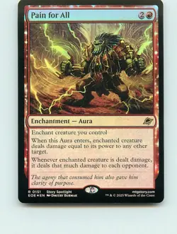 Pain for All - R151 FOIL - MTG - Edge of Eternities (EOE) - Image 1