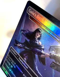 New MTG Foil Gaia’s Dark (Colossus) Hammer Secret Lair x Final Fantasy FFXIV NM - Image 2