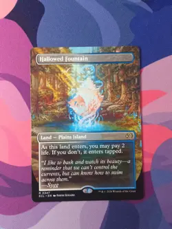 Hallowed Fountain - Borderless | Lorwyn Eclipsed | NM | MTG - Image 1