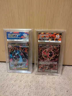 Pokemon Mega Charizard X ex MEP 023 + Oricorio ex MEP 024 Promos ACE 10 🔥🔥🔥 - Image 1