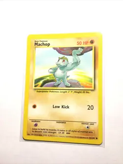 MACHOP - 52/102 - Base Set - 4th Print - 1999-2000 - Pokemon Card - NM - Image 1