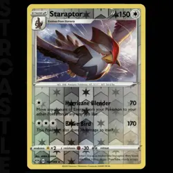 Staraptor 147/189 Swsh03: Darkness Ablaze - Reverse Holo - Rare - Pokemon TCG - Image 1
