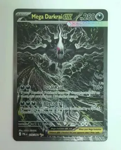 Mega Darkrai EX 116/84 Special Illustration Rare Holo Pitch Black English - Image 2