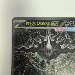 Mega Darkrai EX 116/84 Special Illustration Rare Holo Pitch Black English - Image 4