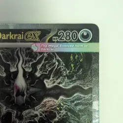 Mega Darkrai EX 116/84 Special Illustration Rare Holo Pitch Black English - Image 5