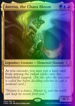 MTG Averna, the Chaos Bloom (269/794) Commander Legends LP FOIL - Image 1