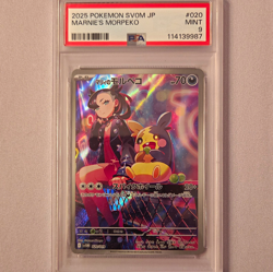 Pokemon 2025 SVOM Marnie's Morpeko 020/019 Japanese Holo Full Art PSA 9 - Image 1