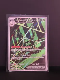 Team Rocket's Spidops 187/182 Illustration Rare Pokemon Destined Rivals SV10 NM - Image 1