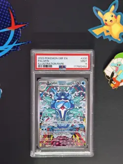 Pokemon - OBF EN-Obsidian Flames Palafin Illustration Rare 200 2023 PSA 9 - Image 1