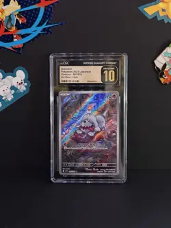 2023 POKEMON VIOLET EX JAPANESE ART RARE HOLO #087/078 GREAVARD CGC 10 PRISTINE - Image 1