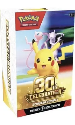 Pokemon TCG 30th Celebration Booster Bundle Box PRESALE Confirmed Ships 10/02 - Image 1