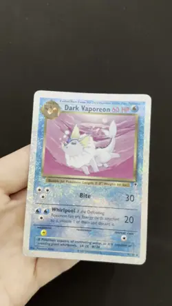 Pokemon Dark Vaporeon 9/110 Legendary Collection Reverse Holo Rare 60 HP - Image 2