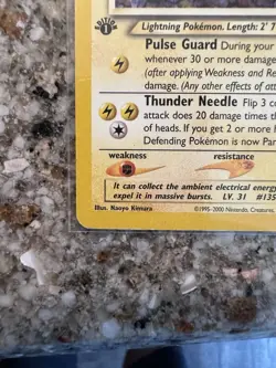 Pokemon Light Jolteon 1st Edition 48/105 Neo Destiny Rare Eevee Evolution WOTC - Image 5