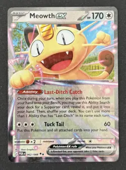 Meowth ex - 62/88 - Double Rare - Pokemon Perfect Order - NM - Image 1