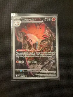 Pokemon TCG Volcarona 100/086 Sv: Black Bolt English Holo Illustration Rare - Image 2
