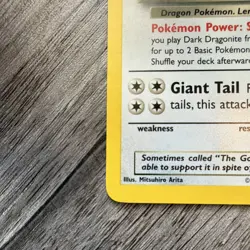 Pokemon TCG Dark Dragonite Legendary Collection 5/110 Holo Rare 70HP - Image 4