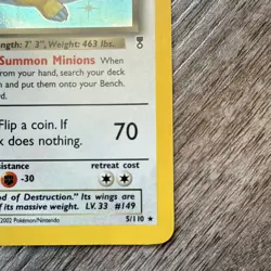 Pokemon TCG Dark Dragonite Legendary Collection 5/110 Holo Rare 70HP - Image 5