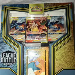 Pokemon TCG League Battle Deck Reshiram & Charizard-GX TAG TEAM 60 Cards EN 2019 - Image 2