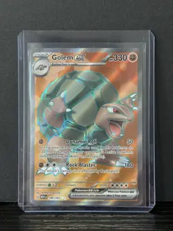 Golem ex 189/165 Pokemon TCG Scarlet & Violet 151 Full Art Ultra Rare NM - Image 1