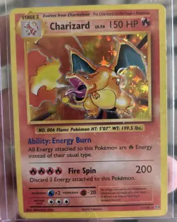 2016 Pokemon XY Evolutions Charizard Holo #11/108 - Image 1